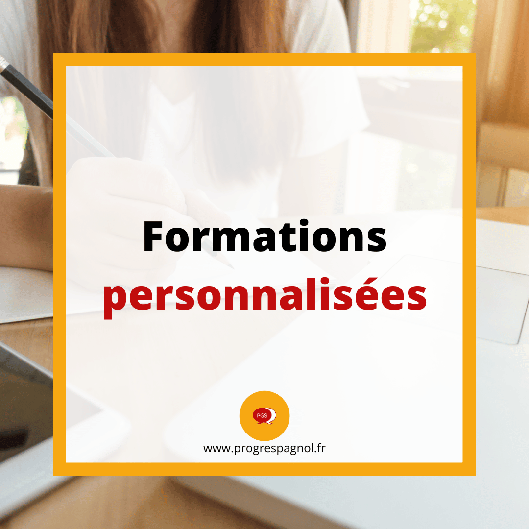 Formations personnalisées d'espagnol