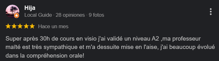 avis étudiant progrespagnol - Pack de Conversation Espagnol